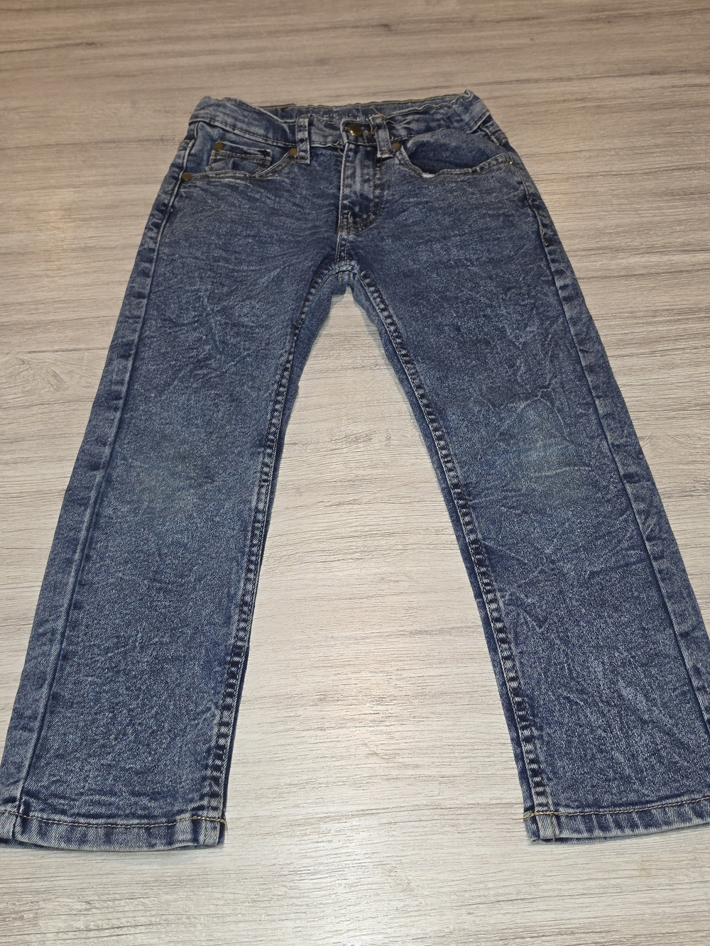 Steve's Jeans Youth Dark Wash Adjustable Waist Boys Size 6